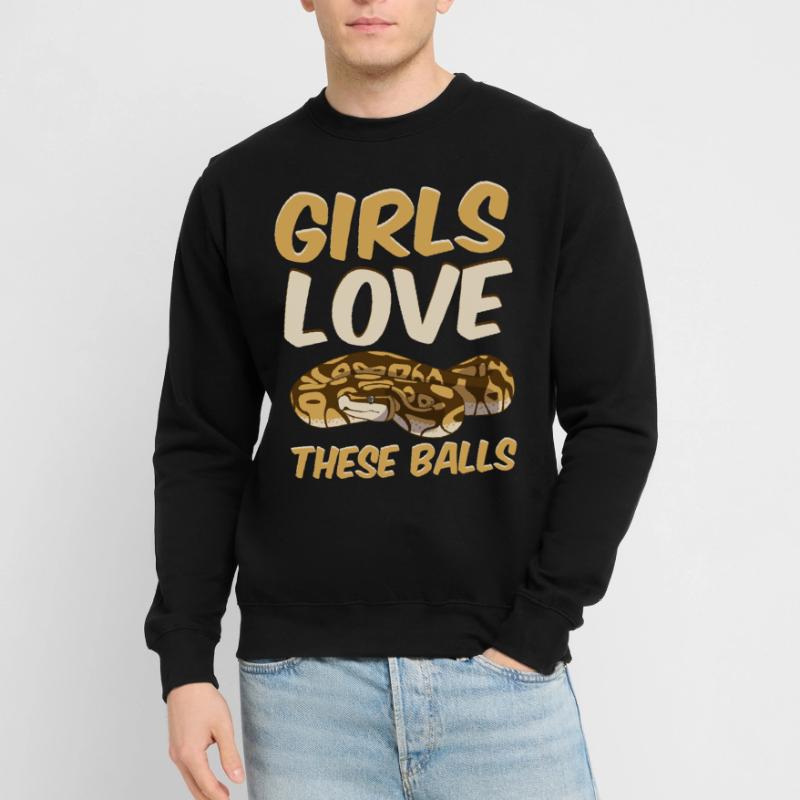 Kugelpython Schlange Unisex Pullover