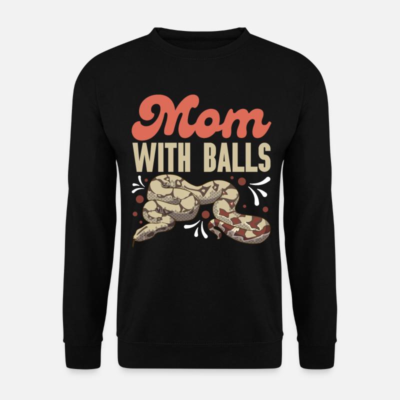 Serpent python boule - Sweat-shirt Unisexe - noir