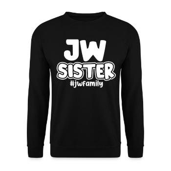 Die Zeugen Jehovas - Unisex Pullover - Schwarz - Vorne - Alina (178cm) & Michal (187cm)
