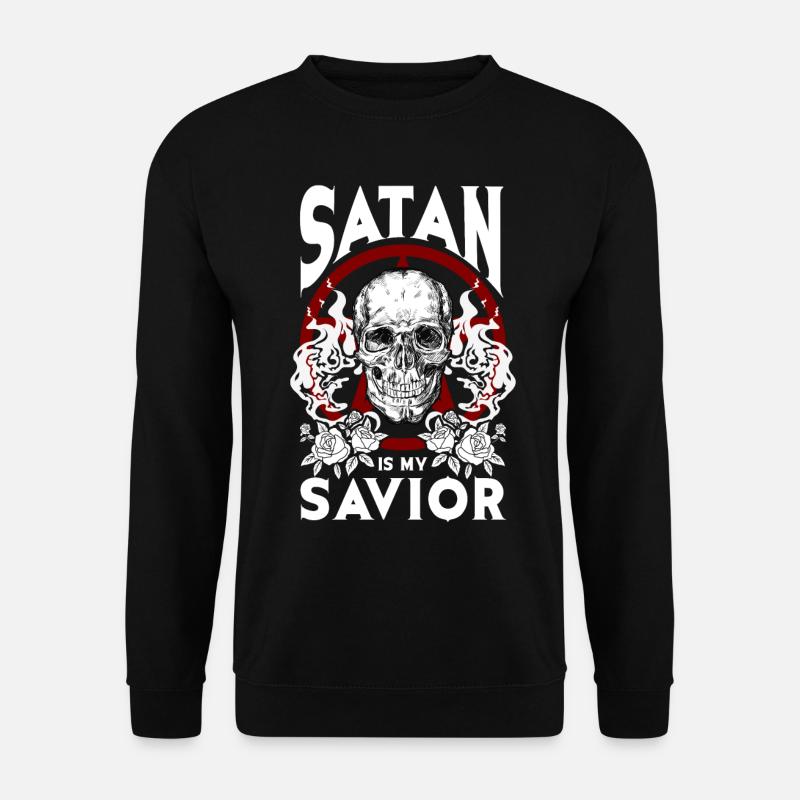 Funny Satanism Satanic - Unisex Sweatshirt - black