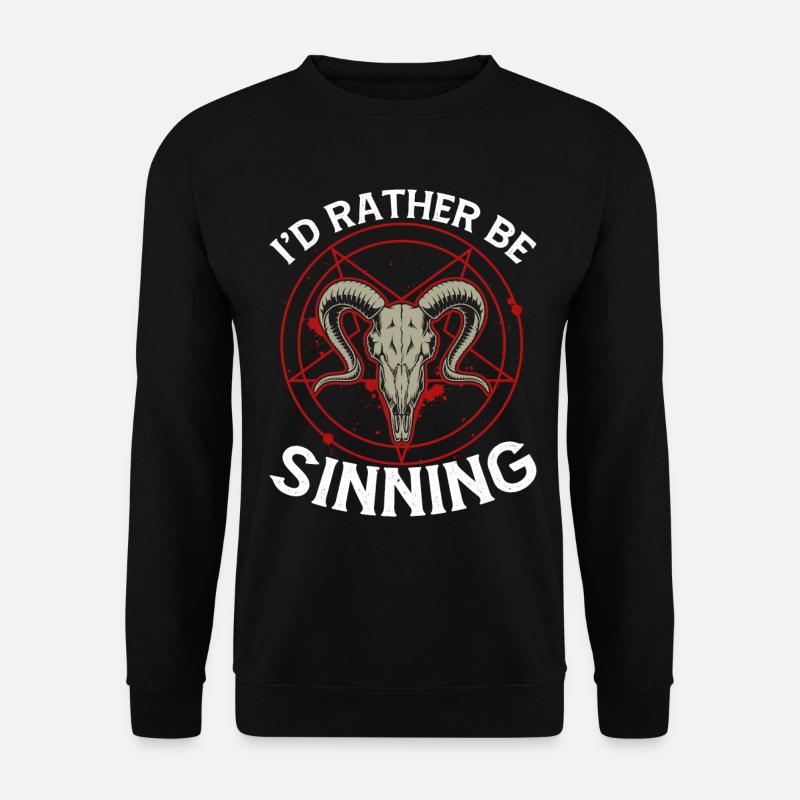 Drôle de satanisme Satan satanique - Sweat-shirt Unisexe - noir