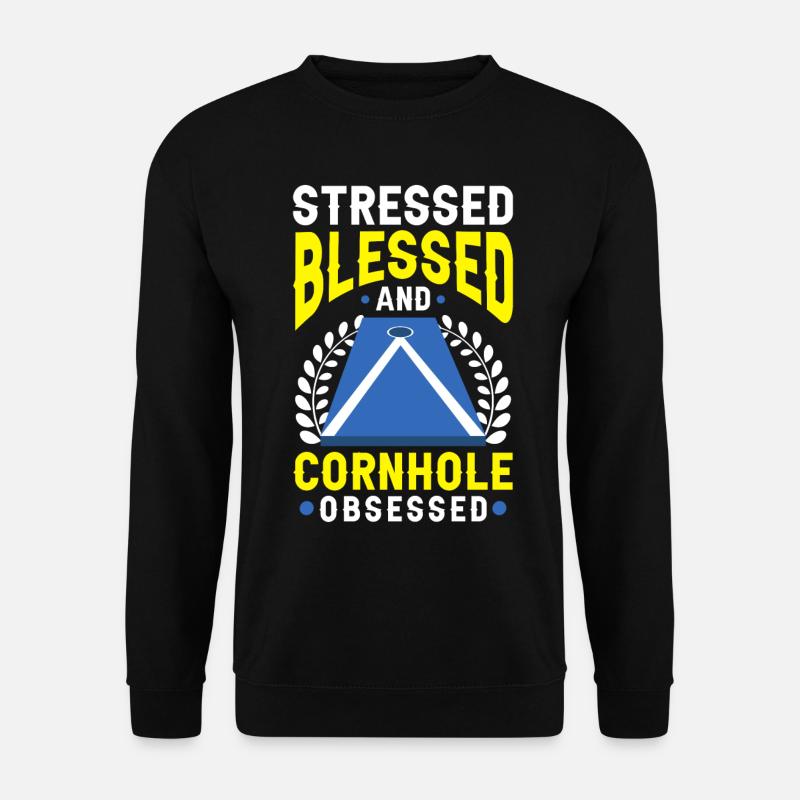 Mais-Loch - Unisex Pullover - Schwarz