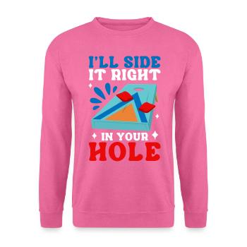Lustiges Cornhole Corn Hole - Unisex Pullover - Pink - Vorne