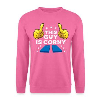 Lustiges Cornhole Corn Hole - Unisex Pullover - Pink - Vorne