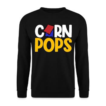 Cornhole Trou de maïs - Sweat-shirt Unisexe - noir - Devant - Alina (178cm) & Michal (187cm)