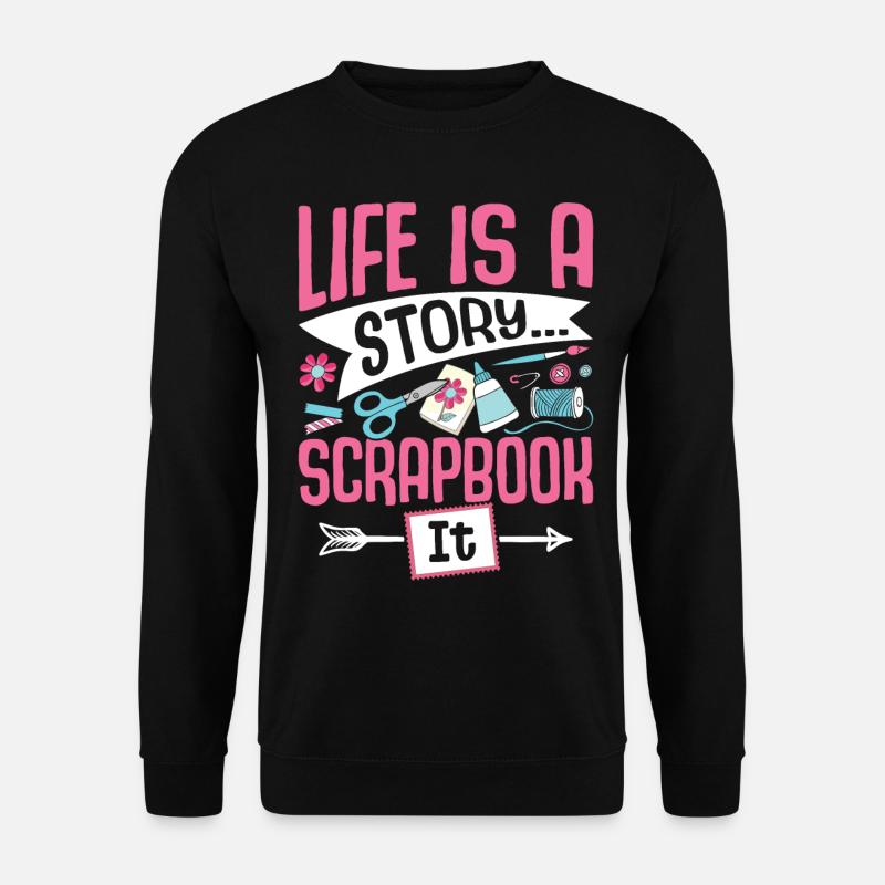 Scrapbooking Scrapbooker - Unisex Pullover - Schwarz