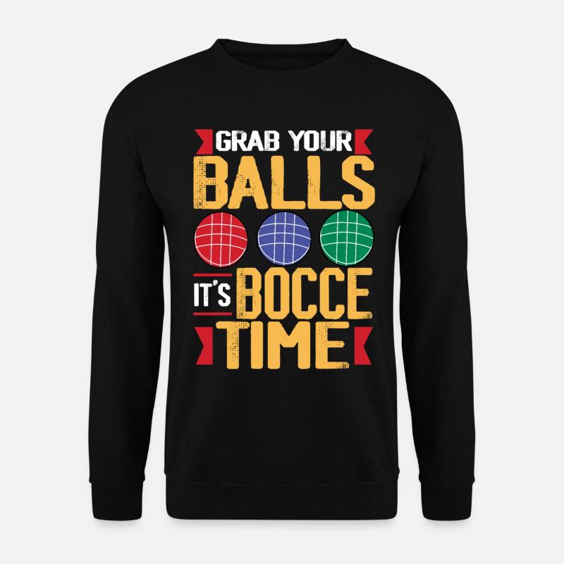 Bocce Ball Player - Unisex Sweatshirt - black