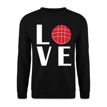 Bocce Ball Spieler - Unisex Pullover - Schwarz - Vorne - Alina (178cm) & Michal (187cm)
