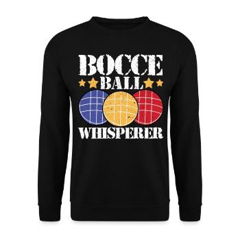 Player - Unisex Sweatshirt - black - Front - Alina (178cm) & Michal (187cm)