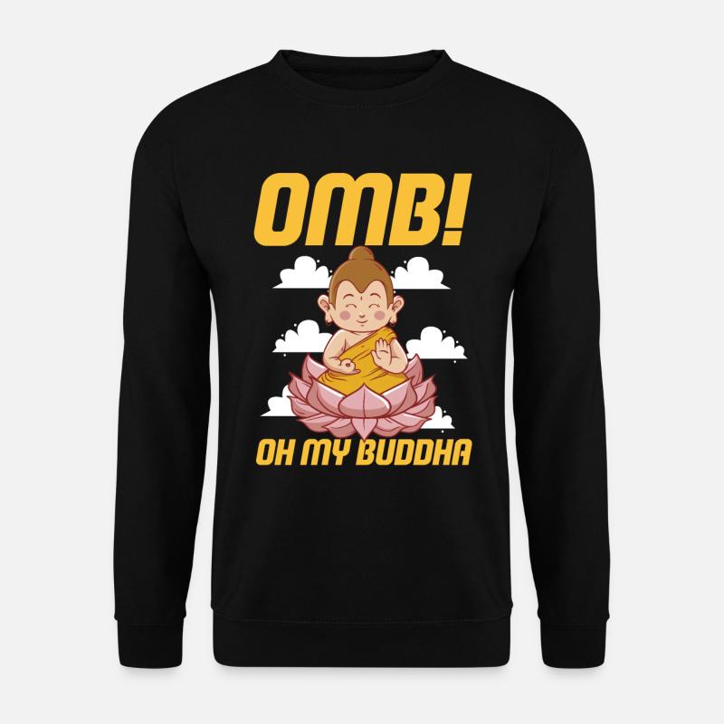 Buddhismus Buddhist - Unisex Pullover - Schwarz