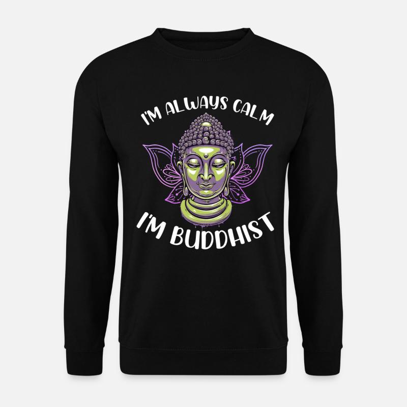 Bouddhisme Bouddha - Sweat-shirt Unisexe - noir