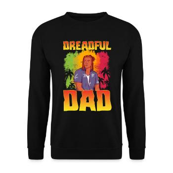 Rastafari Rastafarian Rasta - Unisex Sweatshirt - black - Front - Alina (178cm) & Michal (187cm)