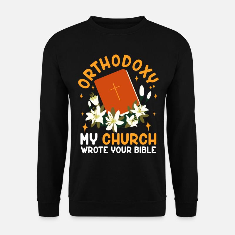 Orthodox - Unisex Sweatshirt - black