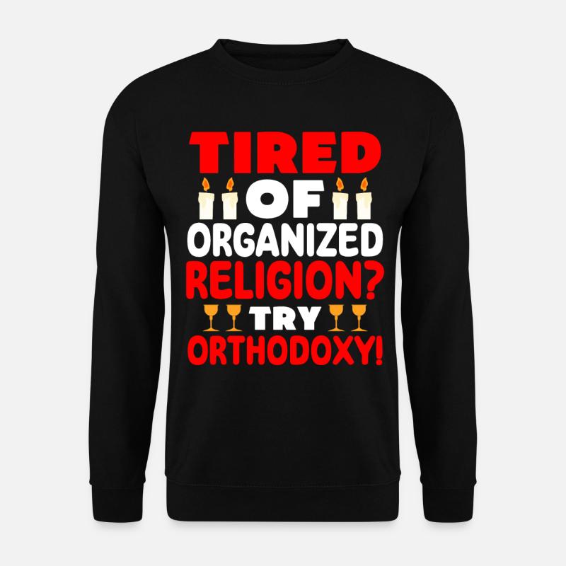 Orthodoxe - Unisex Pullover - Schwarz