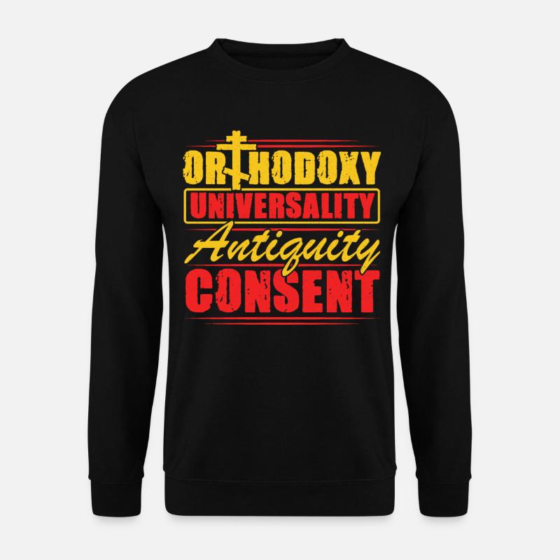 Orthodoxe - Unisex Pullover - Schwarz