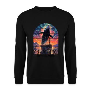 Join the Orca Uprising - Orcageddon: A Tribute to - Unisex Pullover - Schwarz - Vorne - Alina (178cm) & Michal (187cm)