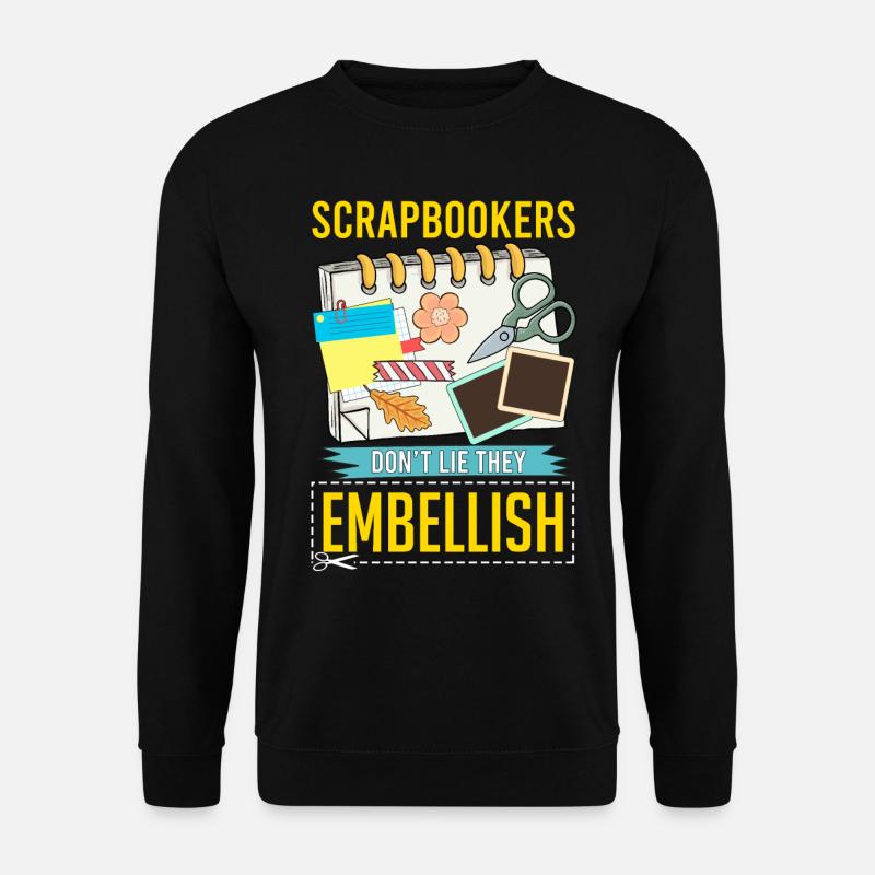 Scrapbooking - Unisex Sweatshirt - black