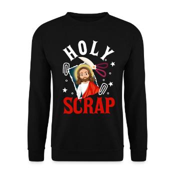 Scrapbooking Scrapbooker - Sweat-shirt Unisexe - noir - Devant - Alina (178cm) & Michal (187cm)