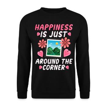 Scrapbooking Scrapbooker - Unisex Pullover - Schwarz - Vorne - Alina (178cm) & Michal (187cm)