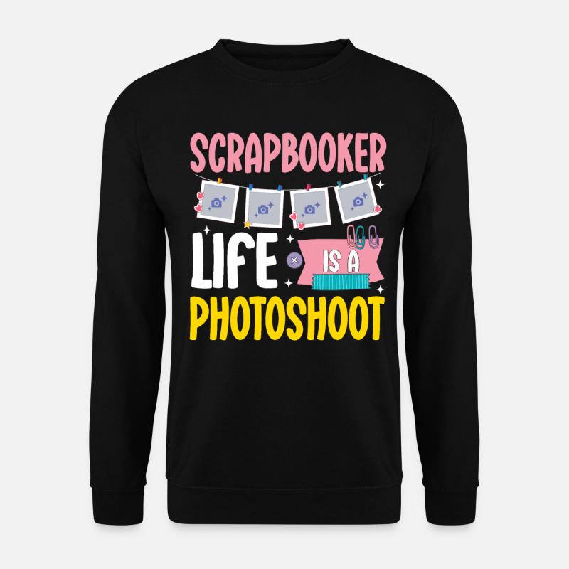 Scrapbooking - Unisex Sweatshirt - black
