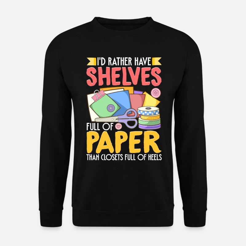 Scrapbooking Scrapbooker - Unisex Sweatshirt - black