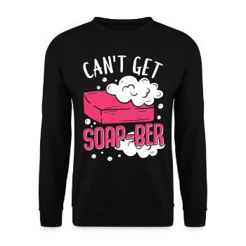 Seifenherstellung Seifenhersteller Soapologist - Unisex Pullover - Schwarz - Vorne - Alina (178cm) & Michal (187cm)