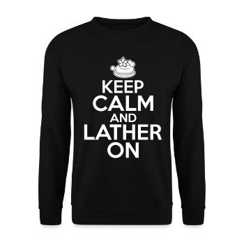 Fabrication de savon, savonnier, savonologue - Sweat-shirt Unisexe - noir - Devant - Alina (178cm) & Michal (187cm)