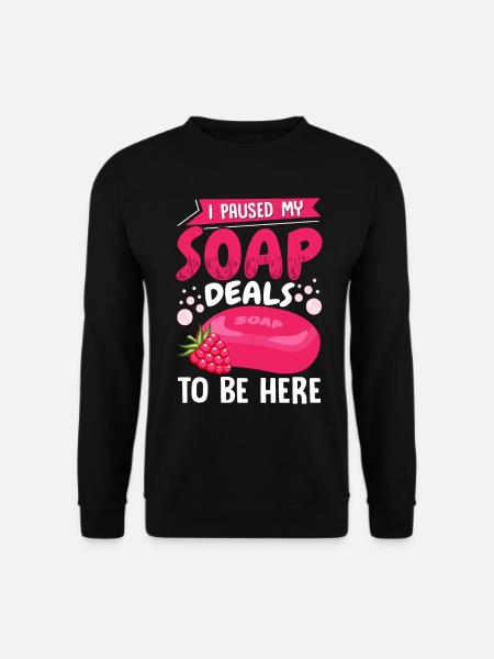 Fabrication de savon, savonnier, savonologue - Sweat-shirt Unisexe - noir