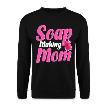 Soap manufacturer Soapologist - Unisex Sweatshirt - black - Front - Alina (178cm) & Michal (187cm)