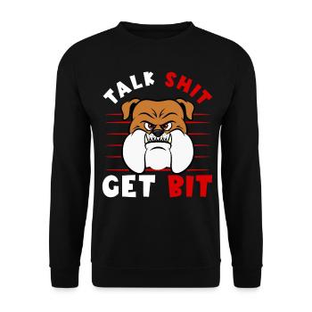 Furry Fandom Pumpkins Fursona - Unisex Sweatshirt - black - Front - Alina (178cm) & Michal (187cm)