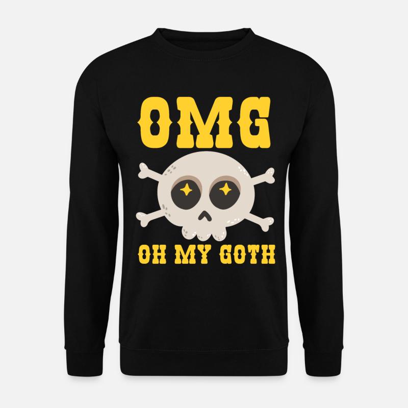 Lustige Gotik - Unisex Pullover - Schwarz