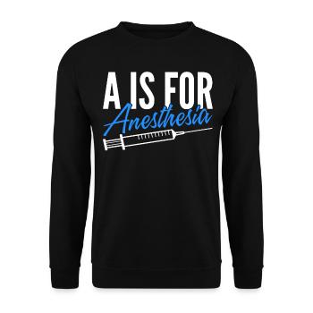 Anesthésiste Anesthésiologie - Sweat-shirt Unisexe - noir - Devant - Alina (178cm) & Michal (187cm)