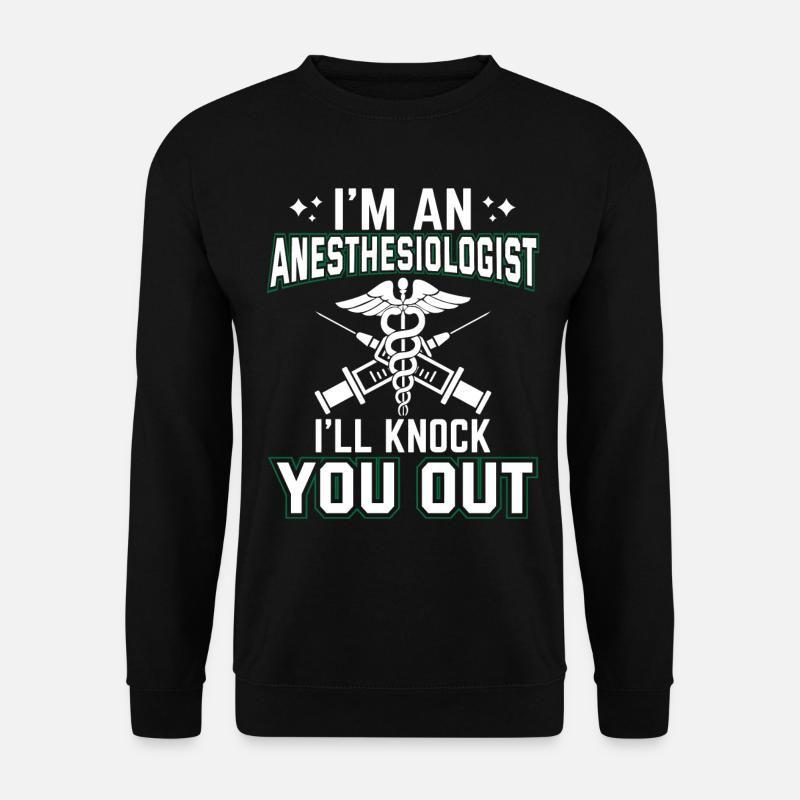 Anästhesiologie - Unisex Pullover - Schwarz
