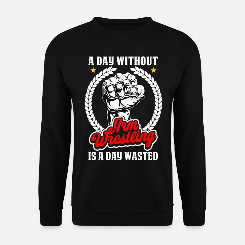 Armdrücker - Unisex Pullover - Schwarz