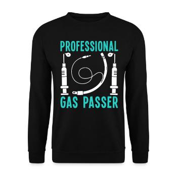 Anesthésiste Anesthésiologie - Sweat-shirt Unisexe - noir - Devant - Alina (178cm) & Michal (187cm)