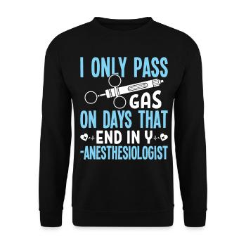Anesthésiologie - Sweat-shirt Unisexe - noir - Devant - Alina (178cm) & Michal (187cm)