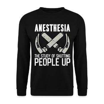 Anesthésiste Anesthésiologie - Sweat-shirt Unisexe - noir - Devant - Alina (178cm) & Michal (187cm)