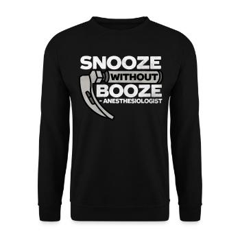 Anesthésiologie - Sweat-shirt Unisexe - noir - Devant - Alina (178cm) & Michal (187cm)