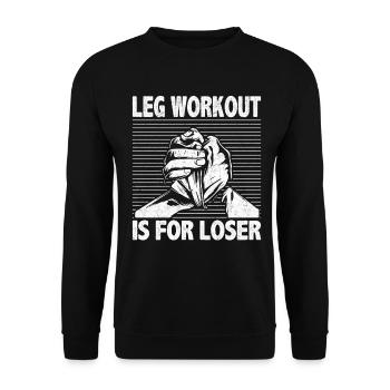 Arm wrestling arm wrestler - Unisex Sweatshirt - black - Front - Alina (178cm) & Michal (187cm)