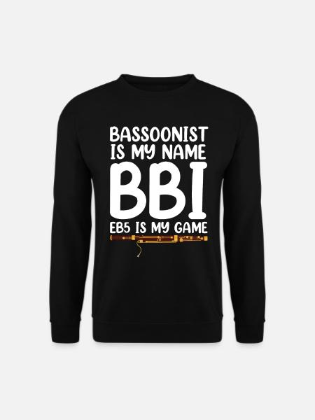 Fagott - Unisex Pullover - Schwarz