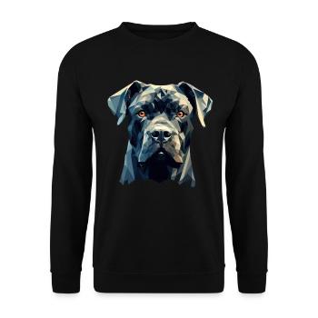 Cane Corso für einen Cane Corso Besitzer - Unisex Pullover - Schwarz - Vorne - Alina (178cm) & Michal (187cm)