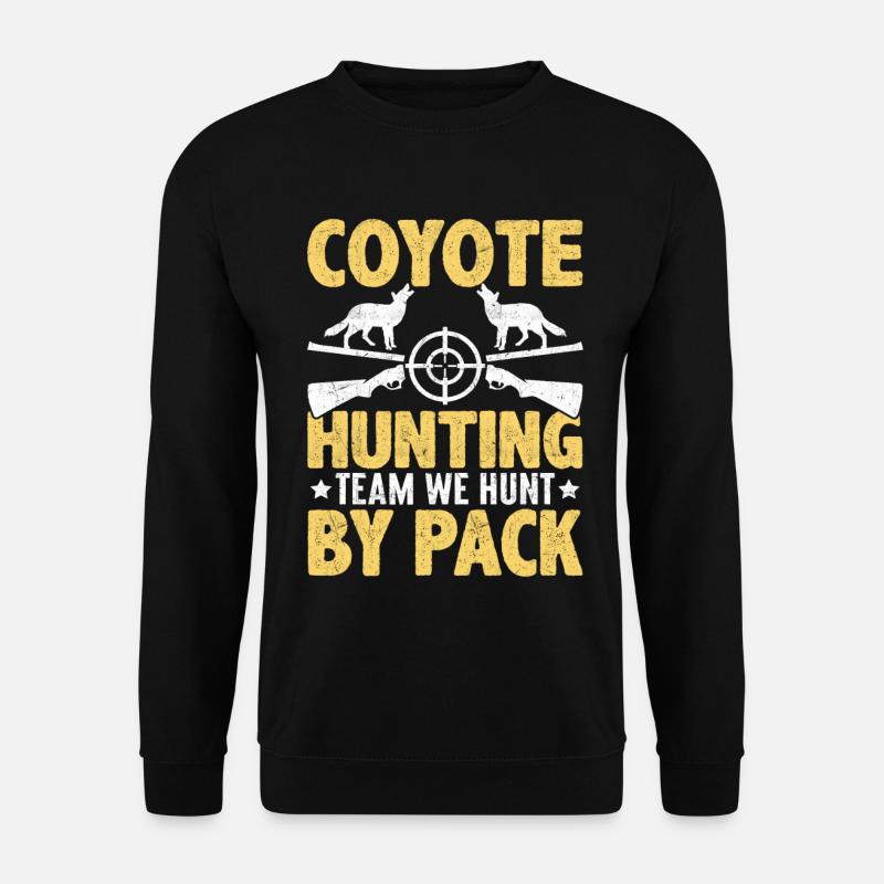 Coyote Hunter Yote - Unisex Sweatshirt - black