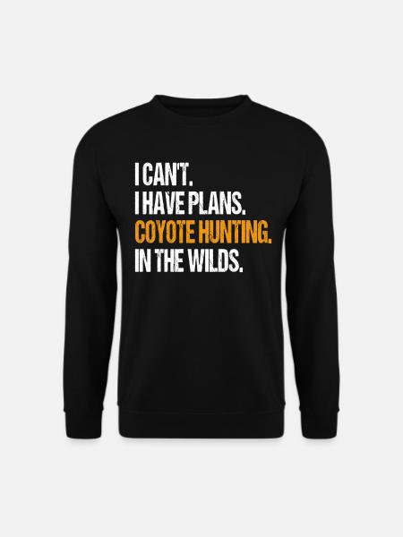 Coyote Hunter Yote - Unisex Sweatshirt - black