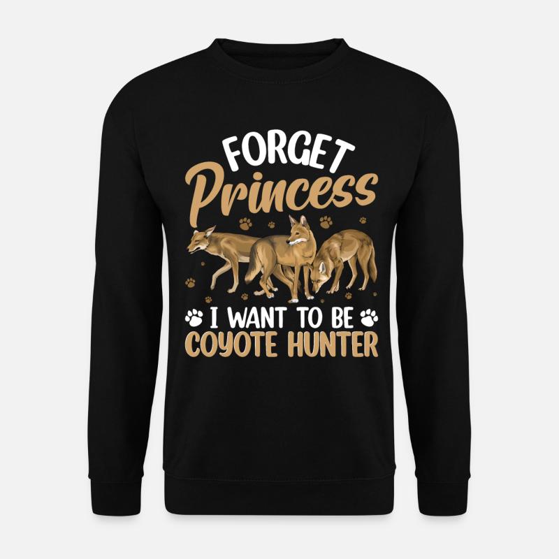 Coyote Hunt Yote - Unisex Sweatshirt - black