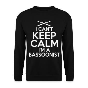 Fagott - Unisex Pullover - Schwarz - Vorne - Alina (178cm) & Michal (187cm)