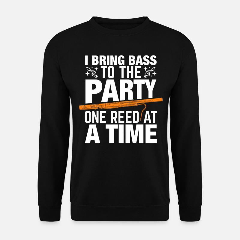 Fagott Fagottist - Unisex Pullover - Schwarz