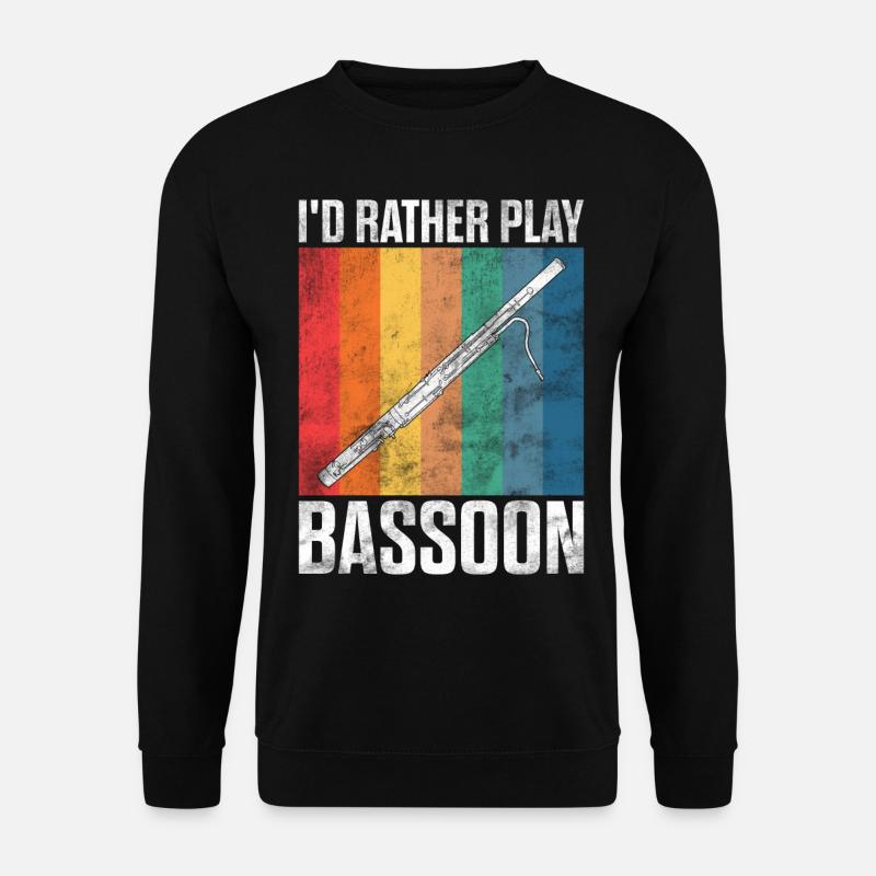 Fagottist - Unisex Pullover - Schwarz