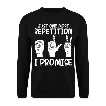 Fierté sourde en ASL Langue des signes - Sweat-shirt Unisexe - noir - Devant - Alina (178cm) & Michal (187cm)