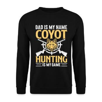 Coyote Hunter Yote - Sweat-shirt Unisexe - noir - Devant - Alina (178cm) & Michal (187cm)