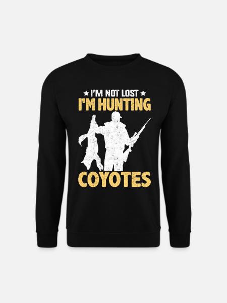 Coyote Hunt Coyote Hunter Yote - Unisex Sweatshirt - black